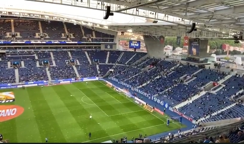 Foi assim que o Estádio do Dragão reagiu ao golo do Chaves frente ao Benfica (video)